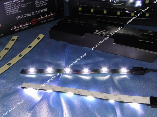 feux de jour a led bcd qualité voiture moto blanc 6000k