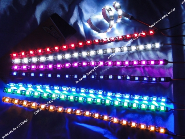 neon led bleu rouge vert orange rose violet souple coller qualité