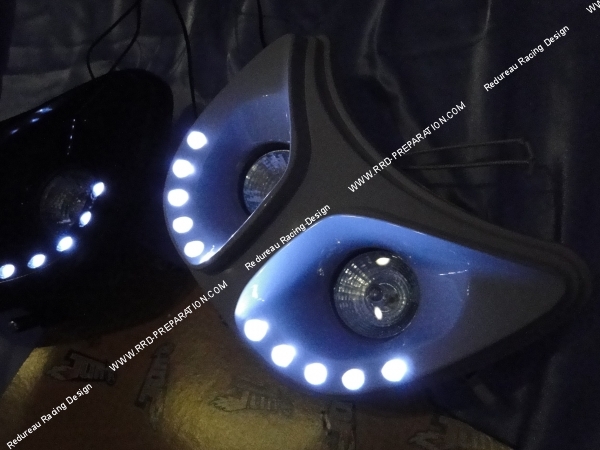 double optique tun'r feux de jour led derbi senda sm enduro x-trem x-race