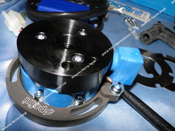 rotor stator allumage polini frontal minarelli am6 moto 50cc