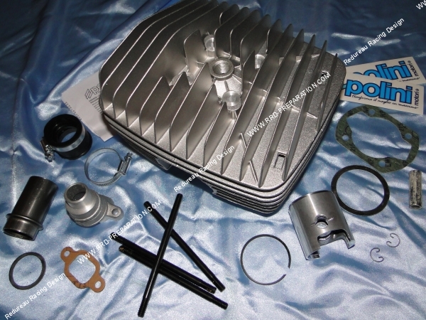 kit polini cylindre piston culasse haut moteur 6000 75cc P4 P6 minarerlli testi