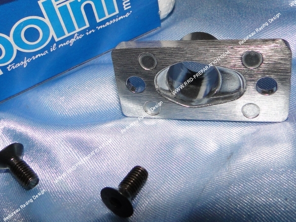 pipe bride 2 vis sha 13mm polini piaggio ciao