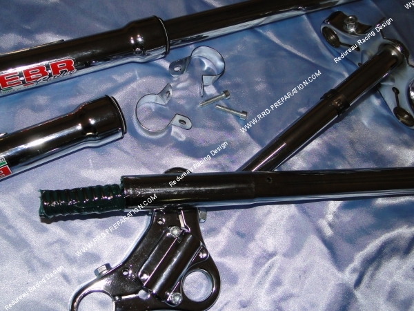 ressort fourche graisse ebr racing chromée chrome peugeot 103 mbk 51 magnum racing