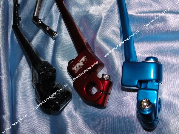 kick démarrage moteur moto 50cc minarelli am6 couleur bleu rouge noir carbone