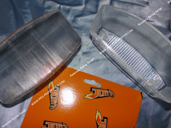 cache cabochon feu arrière transparent moto scooter 50cc tuning tun'r