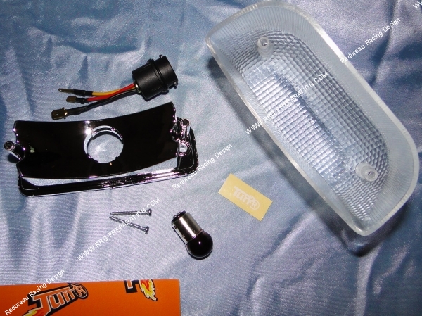 feu derbi rouge transparent blanc tun'r tuning senda x-race