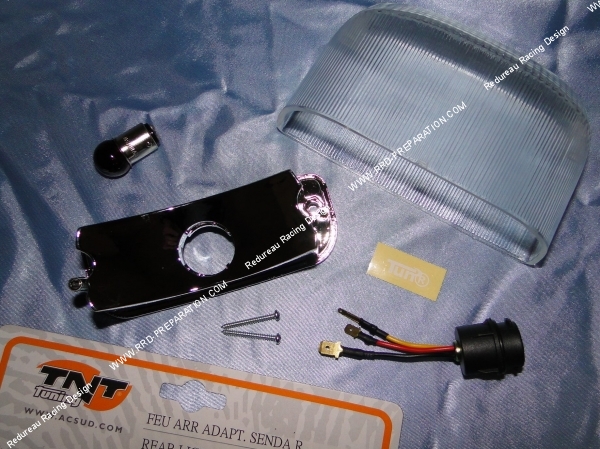 feu arrière phare derbi senda x-trem x-race transparent blanc rouge cassé bas prix
