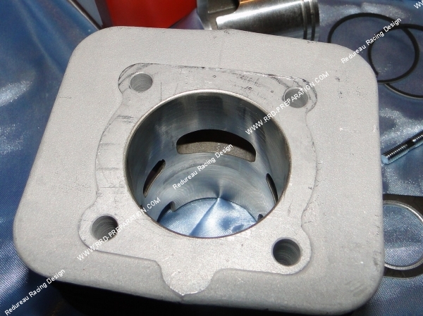 echappement kit 70cc 47,6mm airsal luxe aluminium bi segment scooter piaggio air