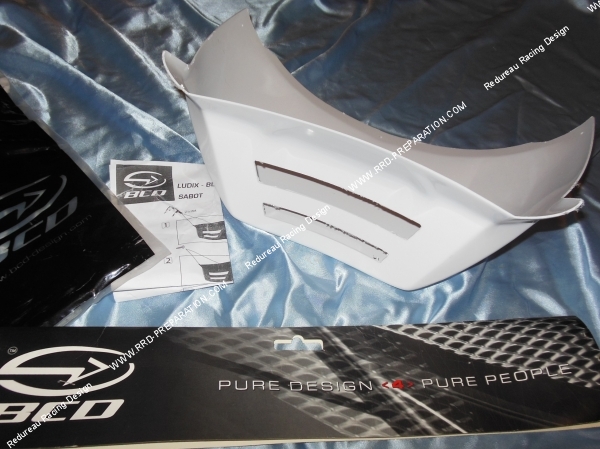 face Sabot BCD pour scooter PEUGEOT Ludix Blaster couleur blanc