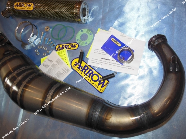 fixation coude échappement ARROW Racing pour CAGIVA MITO 125cc 2 temps 1994 a 2006