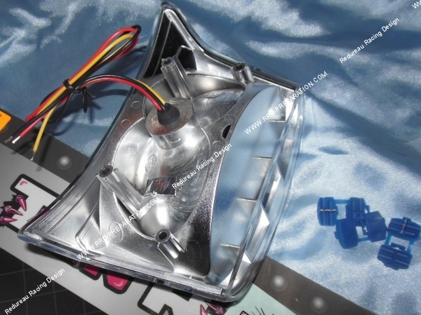 fixation Feu arrière pour booster MBK spirit et YAMAHA bw's après 2004 TUN'R DIODES BLACK a led