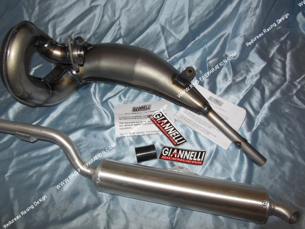 fixation Pot d'échappement GIANNELLI pour YAMAHA TDR 125cc 2 temps moteur 4FU 1998 à 2001