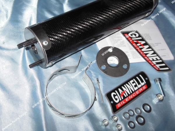 fixation Silencieux, cartouche pour échappement GIANNELLI passage bas pour APRILIA RS4 50cc 2010 à 2011