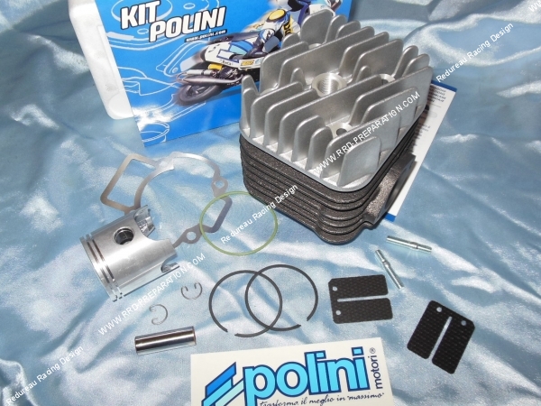Haut moteur Kit 70cc Ø47mm POLINI Sport bi-segment fonte pour PIAGGIO air (Typhoon, Sfera, Zip, Free...)