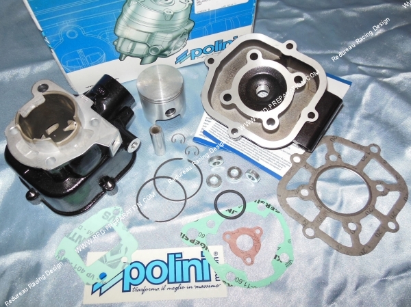 Haut moteur 70cc POLINI W aluminium Ø47mm complet MINARELLI RV6, RV5, RV4, RV3