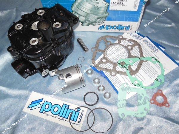 Haut moteur monté Kit 70cc POLINI W aluminium Ø47mm complet MINARELLI RV6, RV5, RV4, RV3