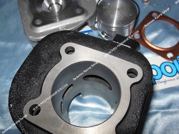 interne Haut moteur 70cc Ø47,6mm (axe de 12mm) POLINI Sport bi-segment fonte pour KEEWAY, CPI,...