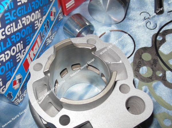 jupe cylindre Kit 80cc ITALKIT Racing aluminium Ø48mm (spécial course 44mm bielle 90mm) pour minarelli am6