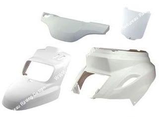Kit 4 pièces de carénage CGN type origine pour Booster MBK, YAMAHA Bw's après 2004 blanc couleur