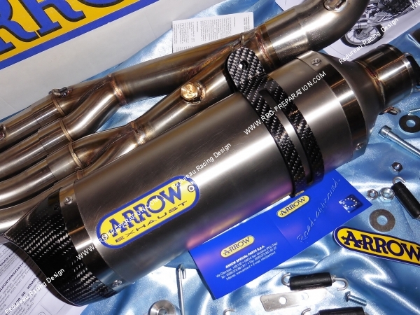 silencieux arrow thunder avec collecteur pour honda CB 650cc