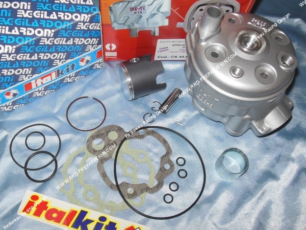 montage Kit 80cc ITALKIT Racing aluminium Ø48mm (spécial course 44mm bielle 90mm) pour minarelli am6