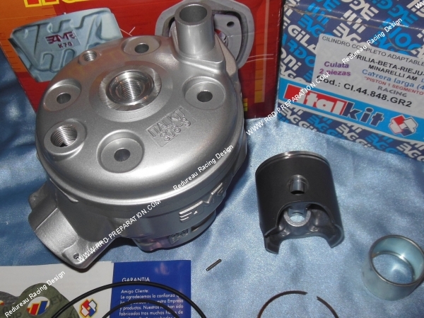 montage Kit 80cc ITALKIT Racing aluminium Ø48mm (spécial course 44mm) pour minarelli am6