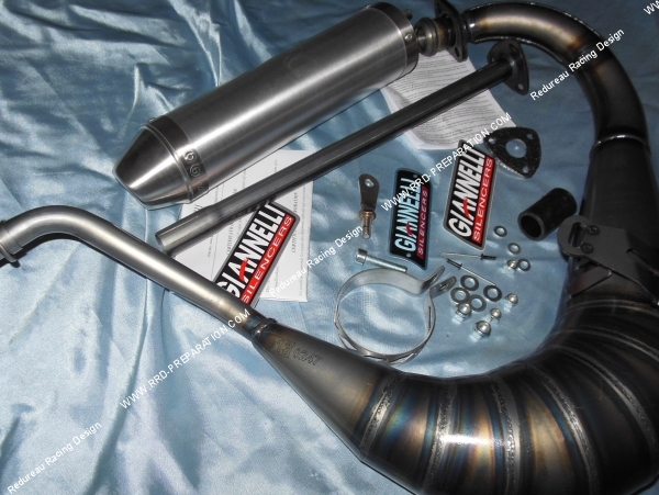 accessoires échappement GIANNELLI passage sous selle pour DERBI GPR, APRILIA RS 50cc