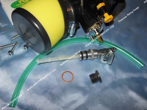 accessoires Kit carburation complet TPR hyper racing OKO 28 pour mécaboite minarelli am6 & DERBI euro 1  2 & 3