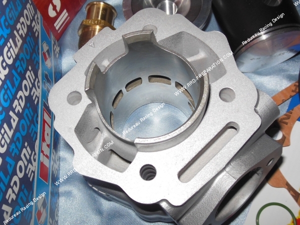admission Kit 80cc haut moteur Ø47,6mm ITALKIT Racing aluminium spécial course 44,90mm DERBI euro 3