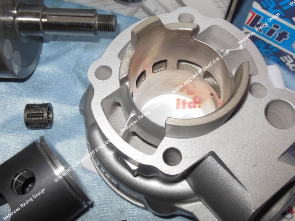 admission Pack ITALKIT Racing 80cc Ø48mm (avec vilebrequin course 44 bielle 90mm) moteur minarelli am6