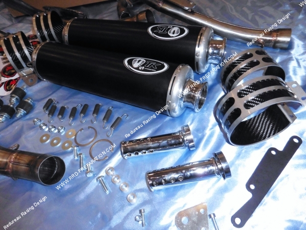 pot ligne double silencieux tk yamaha 660 raptor