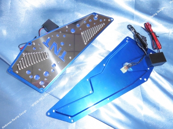 marche pied led bleu tnt scooter tuning