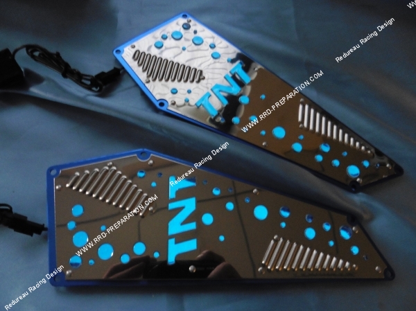 marche pied a led bleu tnt