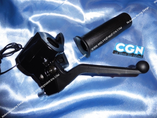 zoom Levier frein gauche complet avec starter CGN pour Peugeot 103