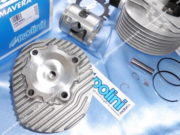 Photo de la culasse du kit polini pour piaggio Vespa