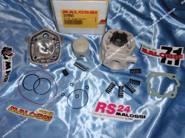 Photo du kit malossi pour moteur derbi euro 1 et 2 en alu