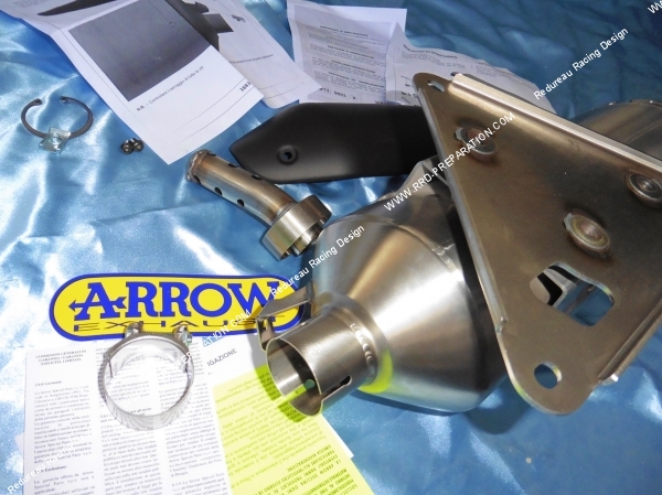 Photo du silencieux d'échappement de la marque arrow pour scooter et maxiscooter suzuki burgman 125cc et 200cc