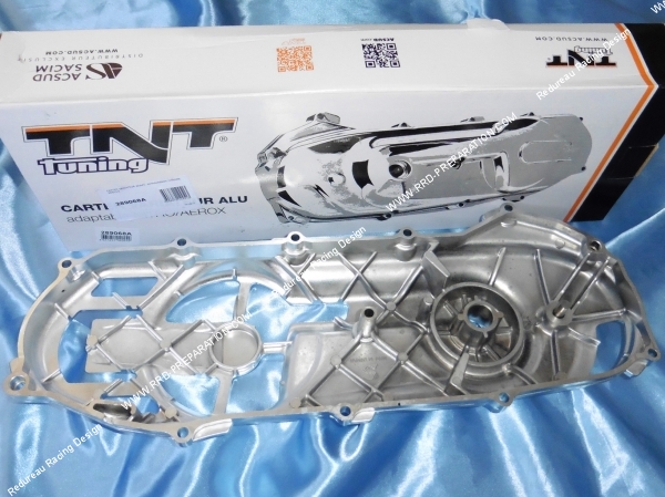 Photo du carter de transmission pour scooter minarelli chrome comme nitro ovetto ou aerox