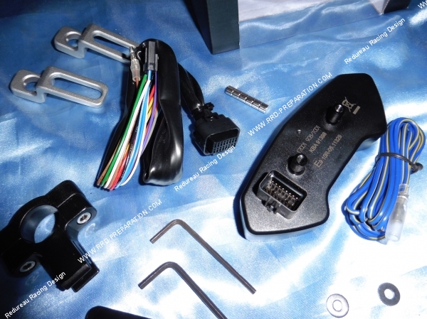 Photo du compteur KOSO pour moto, quad, mobylette, retro éclairé 