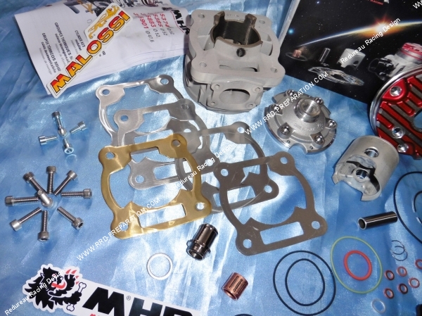 Photo du kit 94cc MALOSSI sur carter rc one PIAGGIO ou YAMAHA mhr team TESTA ROSSA