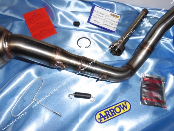 Photo de la ligne d'échappement ARROW pour moto YAMAHA YAMAHA XT 125 R de 2005 à 2008 125cc 4 temps