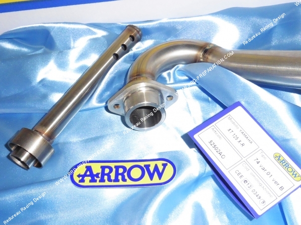 Photo de la ligne d'échappement ARROW pour moto YAMAHA YAMAHA XT 125 R de 2005 à 2008 125cc 4 temps