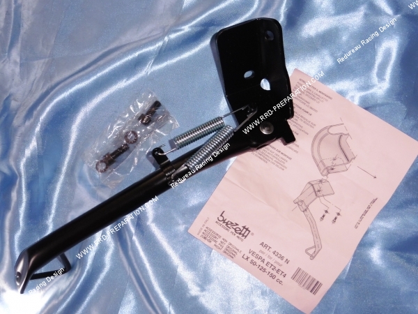 Photo de la béquille BUZETTI pour scooter PIAGGIO VESPA ET2, ET4, et LX 50cc 2T ou 4T
