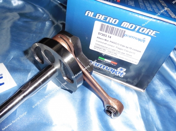 Photo du vilo, vilebrequin PARMAKIT pour PIAGGIO CIAO avec axe de 10mm