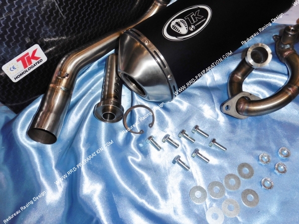 Photo de la ligne d'échappement TK TURBOKIT pour scooter SUZUKI BURGMAN 12CC après 2007