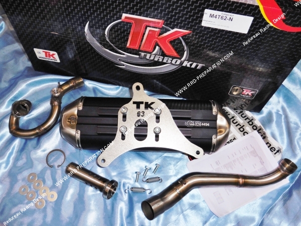 Photo de la ligne d'échappement TK TURBOKIT pour scooter SUZUKI BURGMAN 12CC après 2007