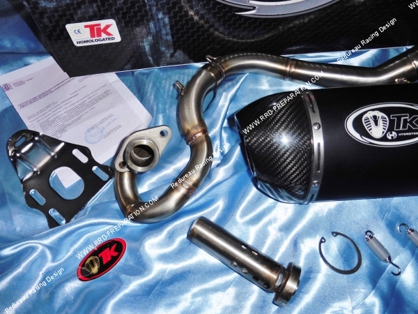 Photo de la ligne d'échappement pour maxi scooter  TURBO KIT TK H2 MAXI SCOOTER SUZUKI BURGMAN 125 et 150cc avant 2007