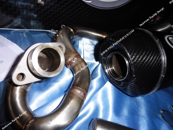Photo de la ligne d'échappement pour maxi scooter  TURBO KIT TK H2 MAXI SCOOTER SUZUKI BURGMAN 125 et 150cc avant 2007
