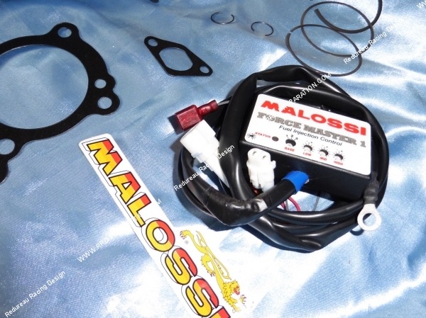 Photo du boitier calculateur malossi pour maxi scooter YAMAHA CYGNUS X, BW'S et X OVER 125cc