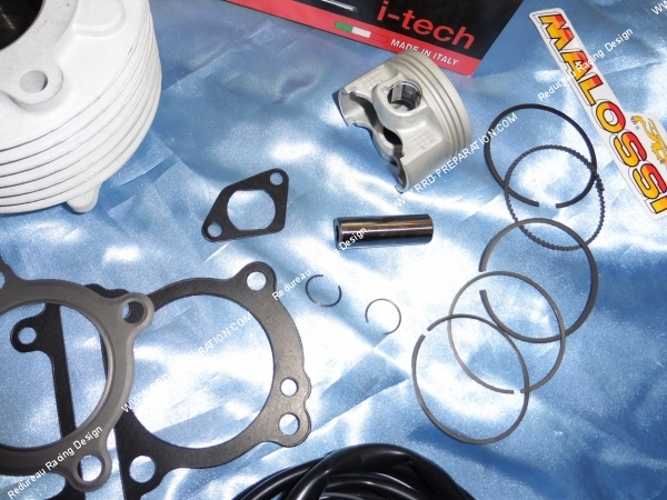 Photo du piston sur le kit 170cc MALOSSI + boitier électronique calculateur pour YAMAHA CYGNUS X, BW'S et X OVER 125cc